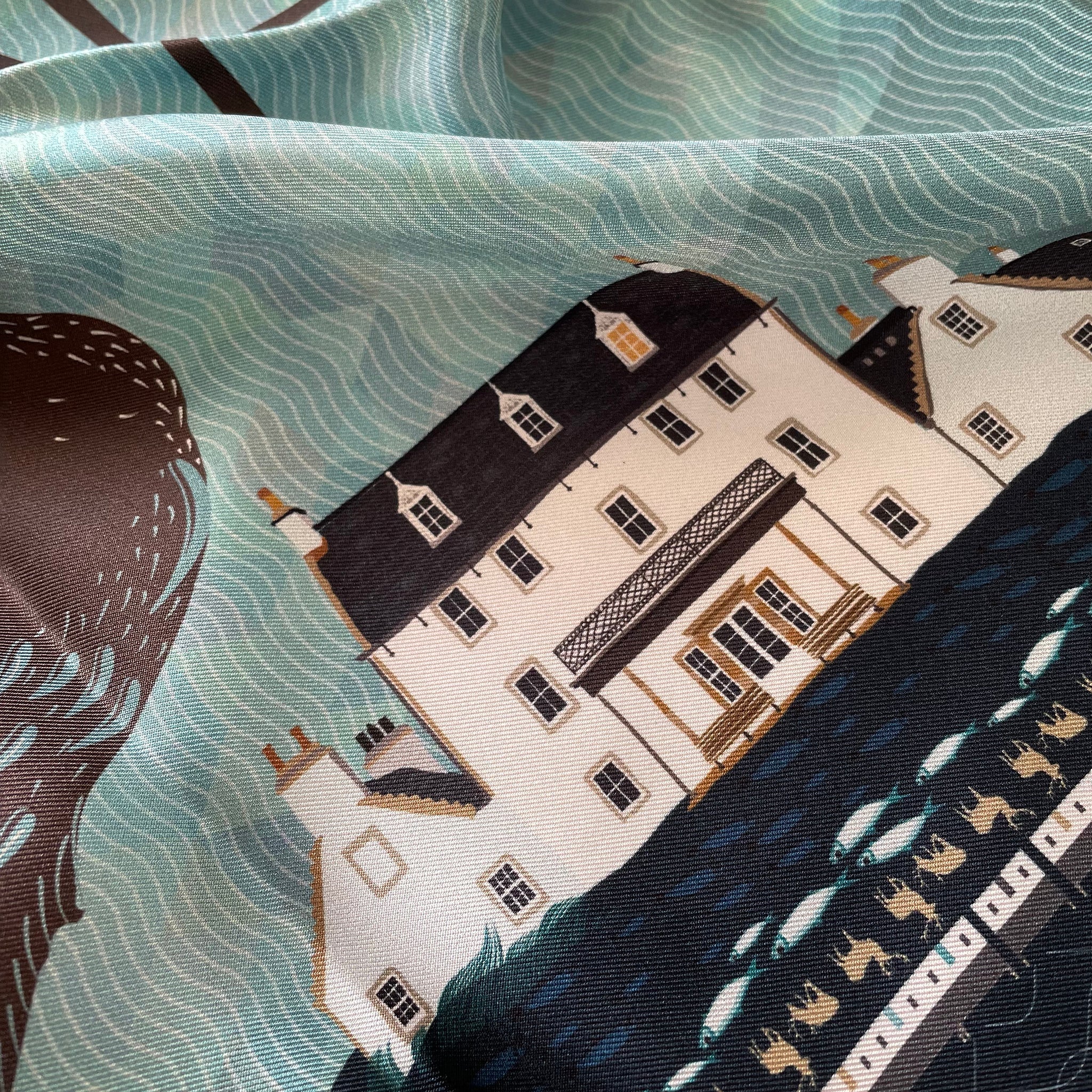 Bealach Na Bà | LARGE SILK SCARF | 90cm x 90cm