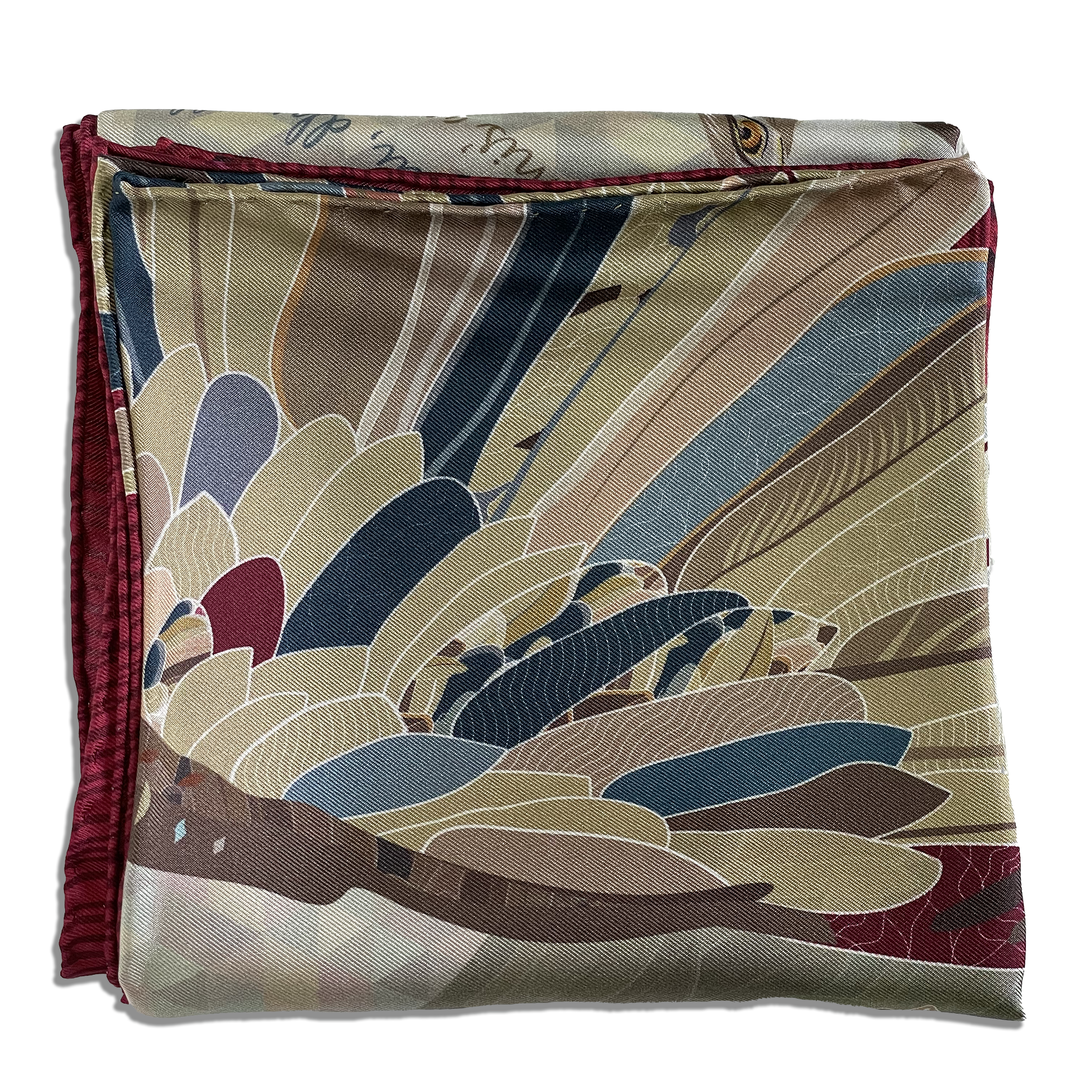 THE EAGLE & THE WREN | AN T-IOLAIR & AN DREATHAN-DONN | MIDI SILK SCARF | 65cm x 65cm